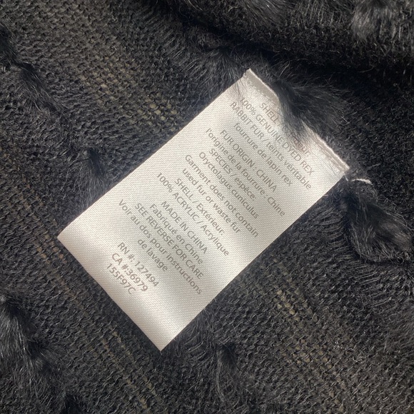 Heartloom | Rosa Rex | Rabbit Fur Cardigan - Picture 13 of 13